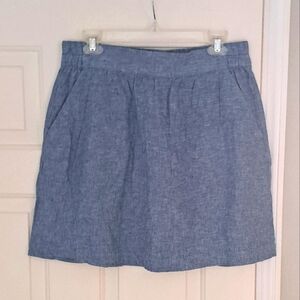 Loft Outlet light wash denim look skirt.  Size S.